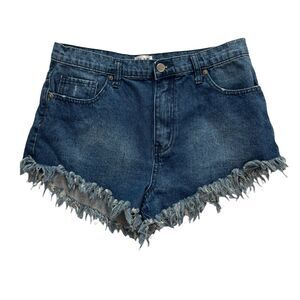 Clio Distressed cut off High Waist Booty jean shorts Size 29